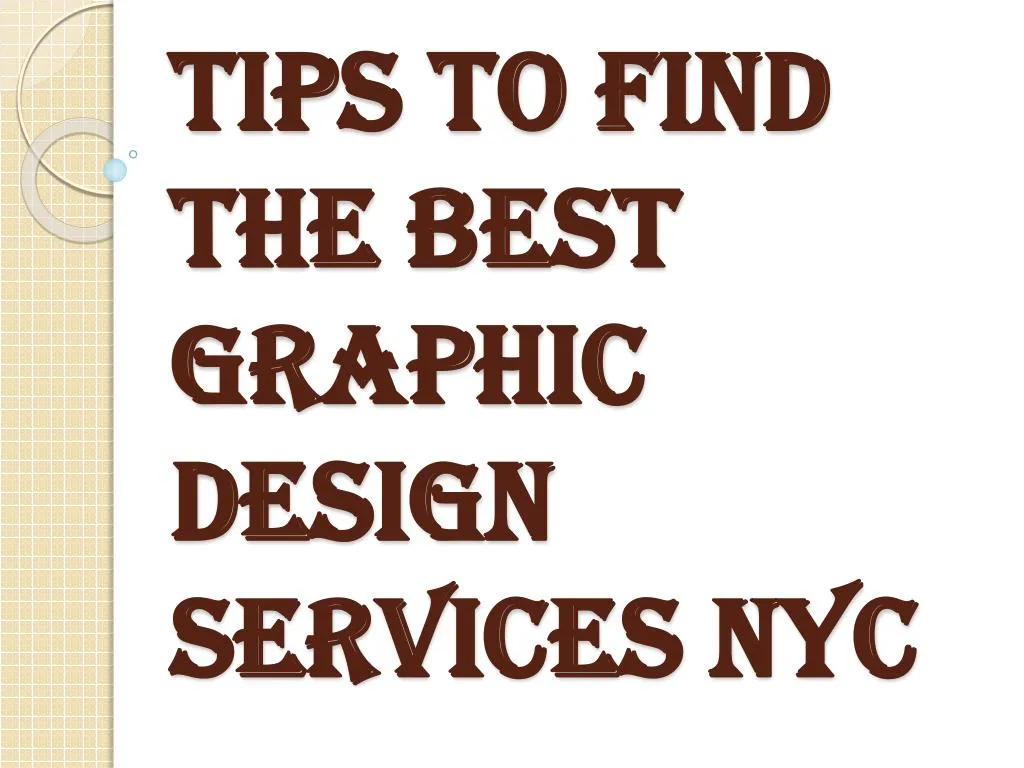 tips to find the best graphic design services nyc