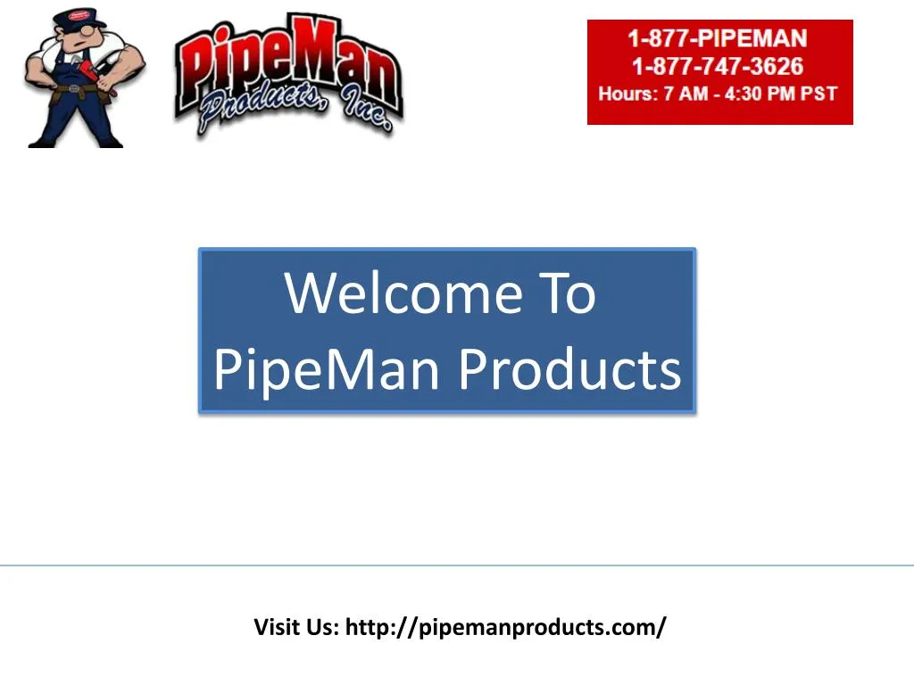 welcome to pipeman products