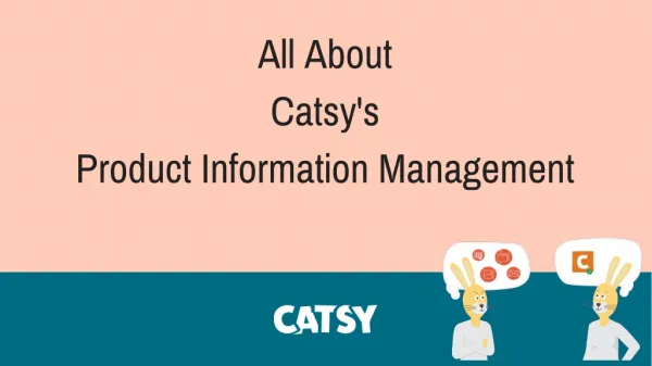 All About Catsy's Product Information Management