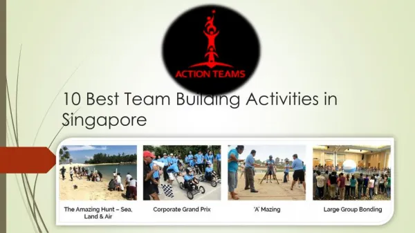 Best Team Building Event organizers in Singapore