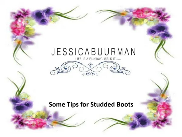 Some Tips for Studded Boots