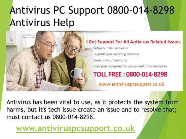 Antivirus customer Support 0800-014-8298 Antivirus Helpline Number