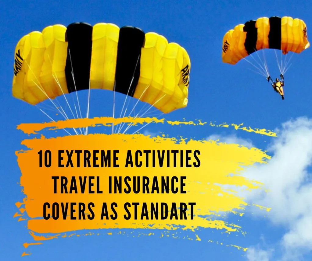 10 extreme activities travel insurance covers
