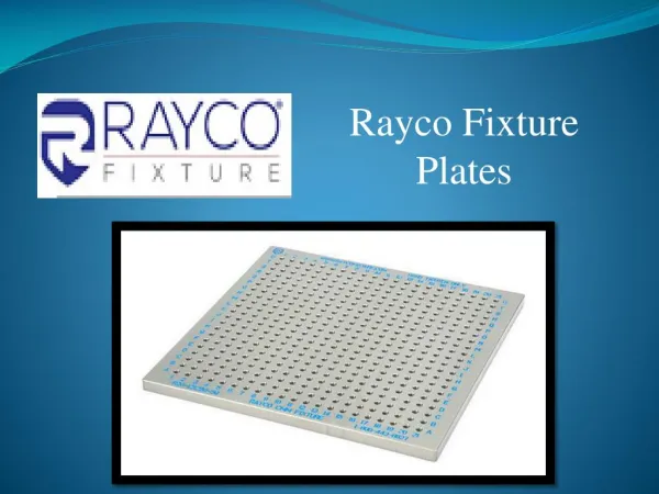 Steel Fixture Plates for your machines