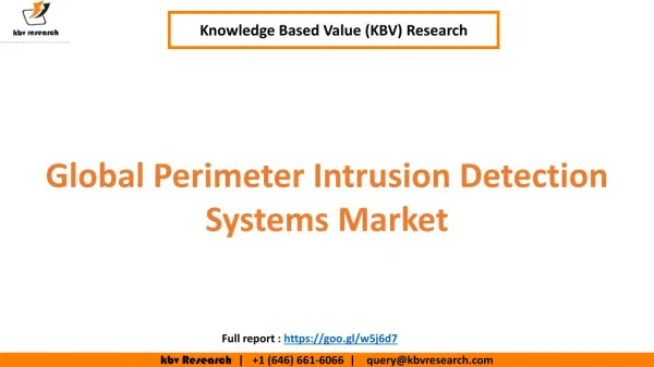 Perimeter Intrusion Detection Systems Market Size to reach $25.1 billion by 2024