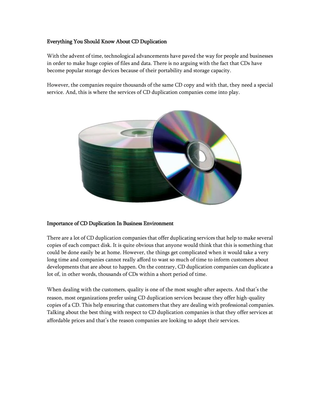 everything you should know about cd duplication