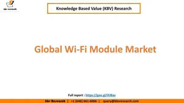 Wi-Fi Module Market Size to reach $52.5 billion by 2024