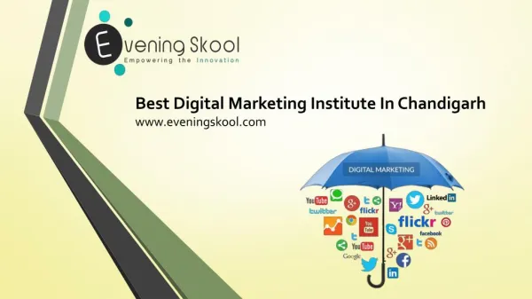 Best Digital Marketing Institute In Chandigarh