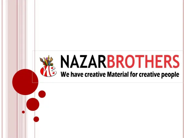 Best Art Craft Supplies | Acrylic Colors & Paints | Architecture Stationery | Nazar Brothers