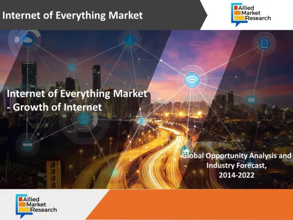 Internet of Everything (IoE) Market - Growth of Internet | Allied Market Research