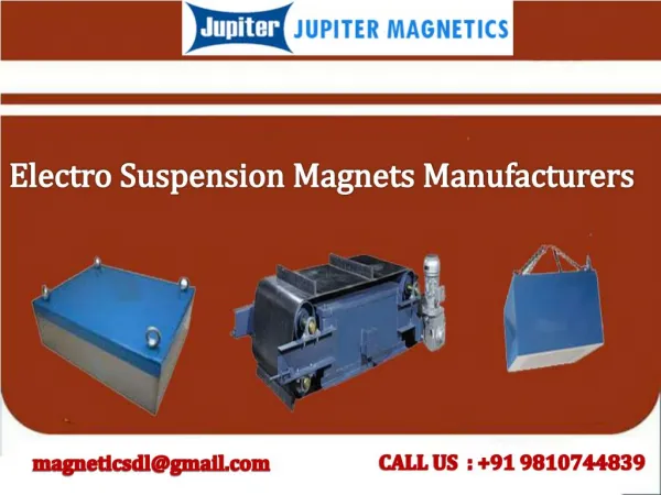 Electro Suspension Magnets Manufacturers