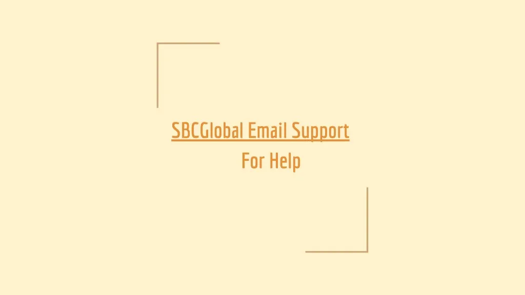 sbcglobal email support for help