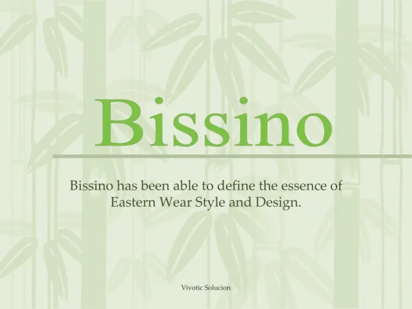 Best Ethnic Brand in Pakistan - Bissino