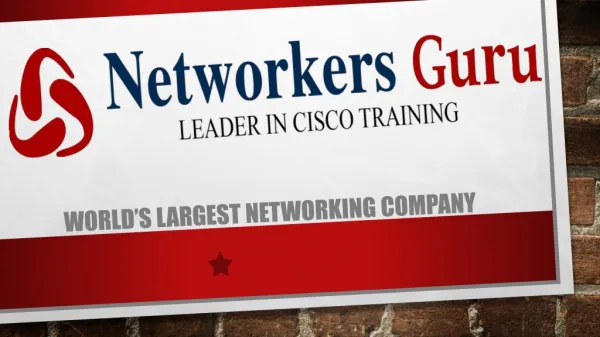 best online training institute for CCNA, CCNP, and CCIE