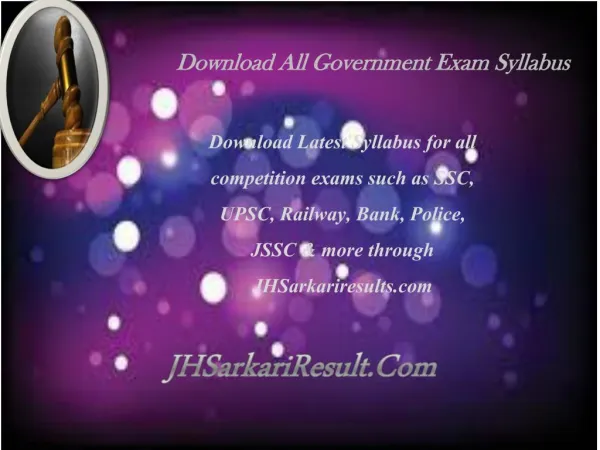 Download all government exam syllabus