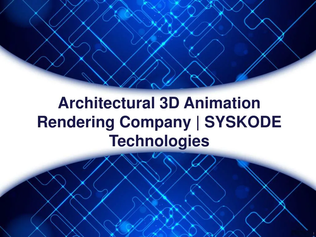 architectural 3d animation rendering company
