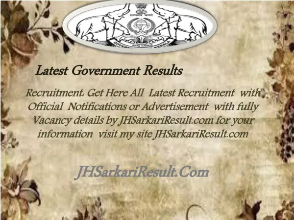 latest government results