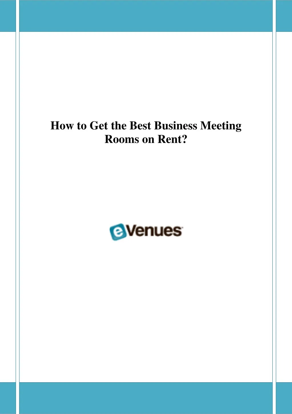 how to get the best business meeting rooms on rent