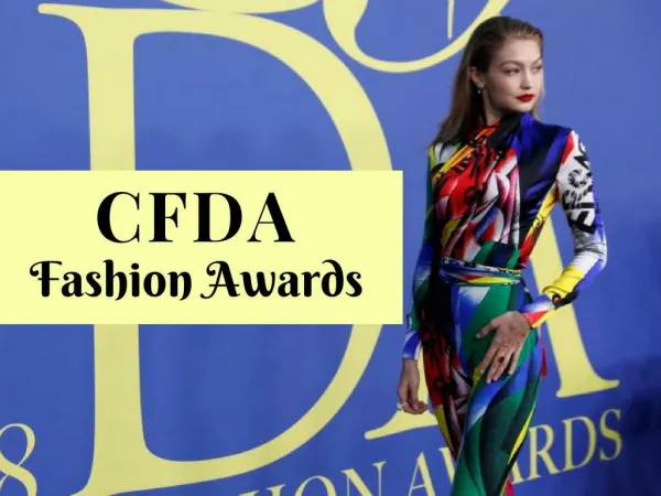 CFDA Fashion Awards