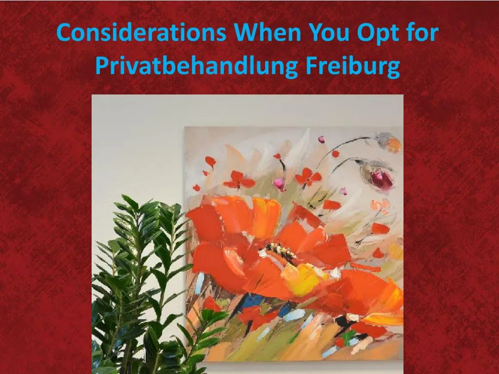 considerations when you opt for privatbehandlung