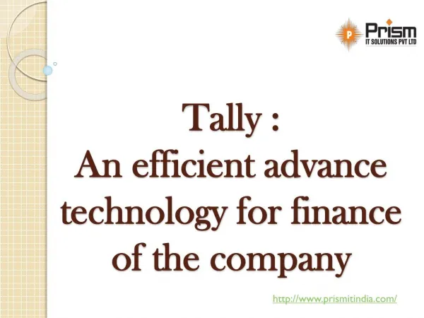 Tally solutions | Tally accounting software company in pune |PrismIT