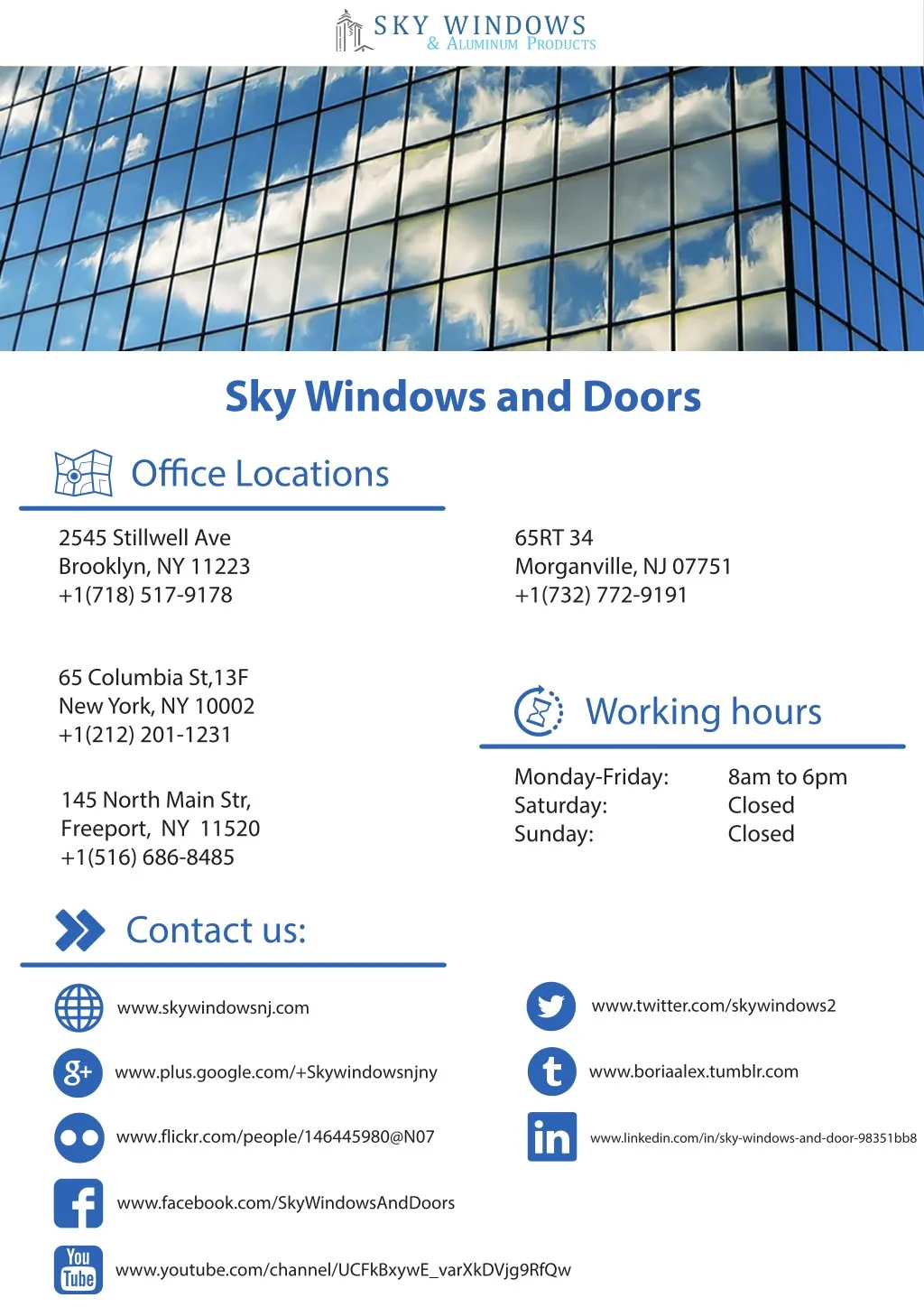 sky windows and doors