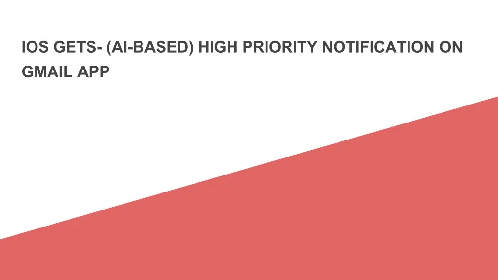 ios gets ai based high priority notification