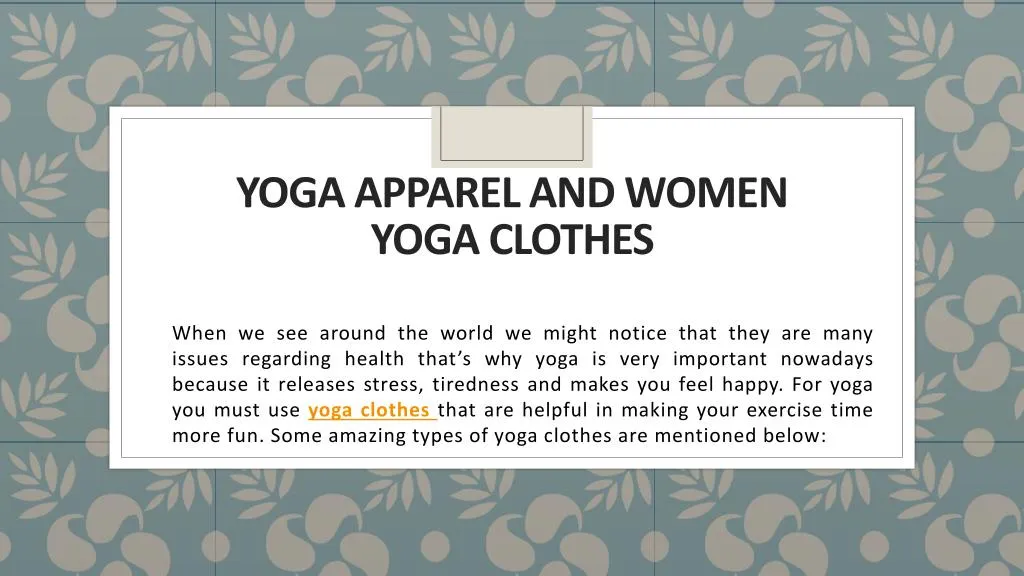 yoga apparel and women yoga clothes
