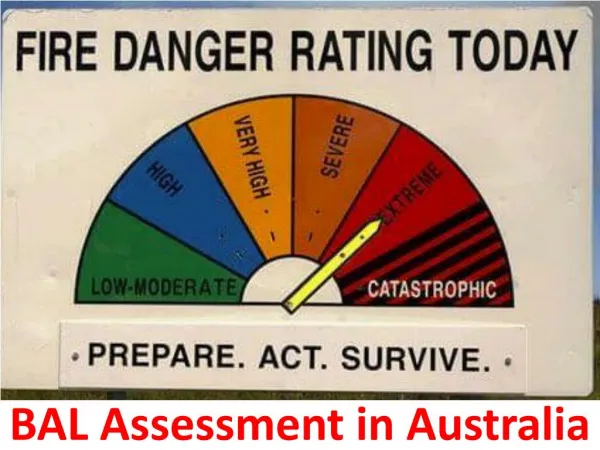 BAL Assessment in Australia