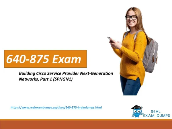 Pass CISCO 640-875 Exam in First Attempt - CISCO 640-875 Briandumps