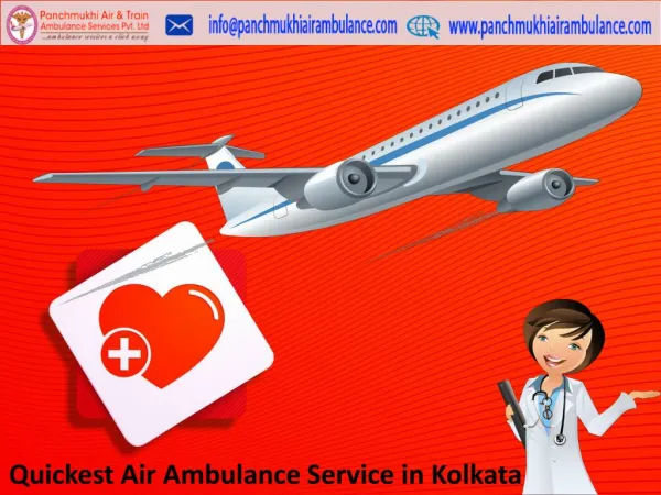 Affordable Price Patient Transfers by Panchmukhi Air Ambulance Service in Kolkata