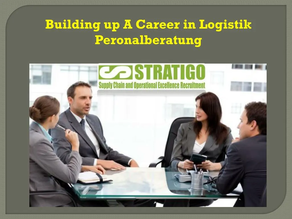 building up a career in logistik peronalberatung