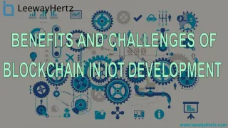 Blockchain in IoT - slide 1