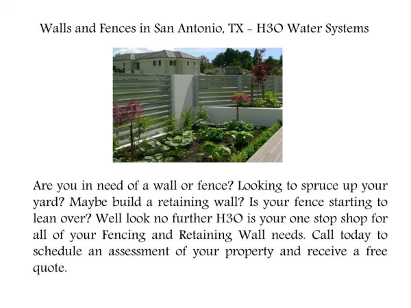 Best Water Irrigation Provider in San Antonio