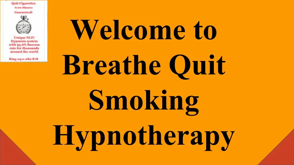 welcome to breathe quit smoking hypnotherapy