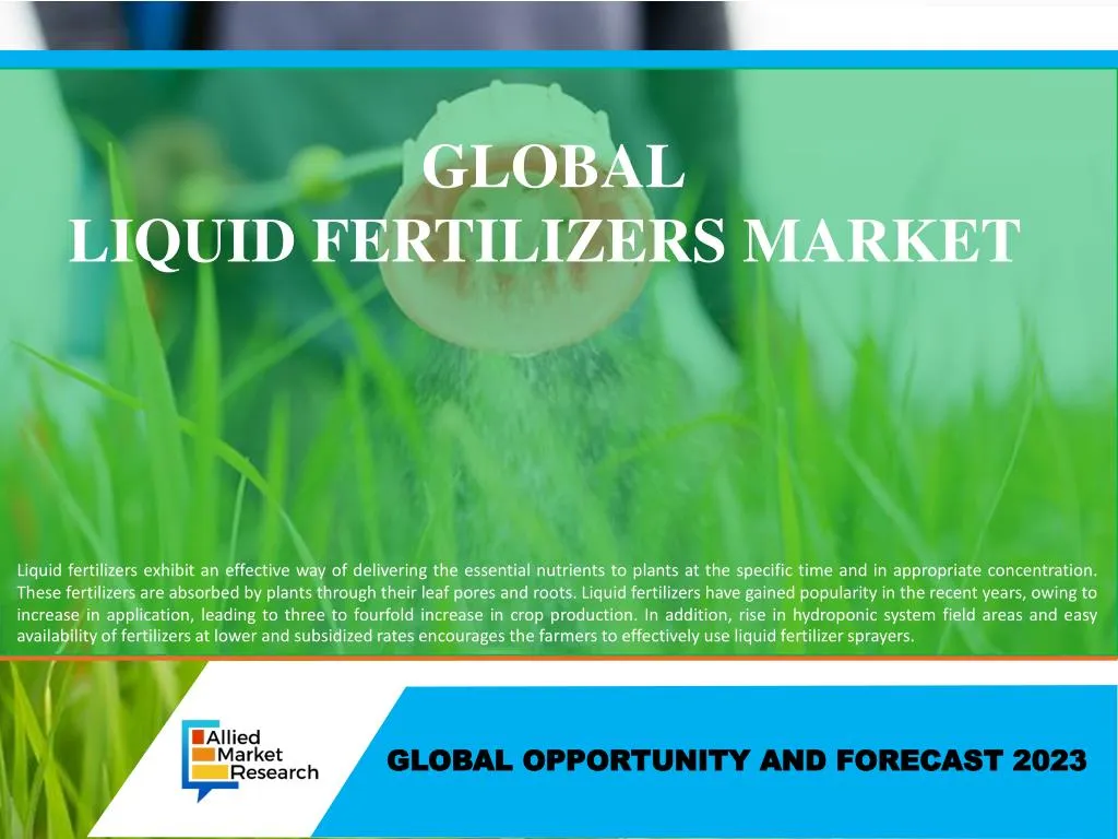 global liquid fertilizers market