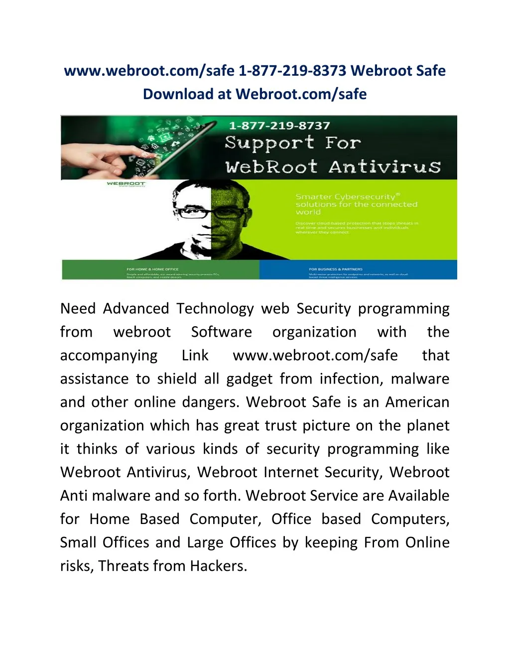 www webroot com safe 1 877 219 8373 webroot safe