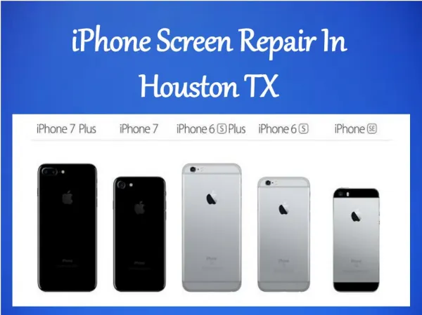 iPhone Screen Repair In Houston TX