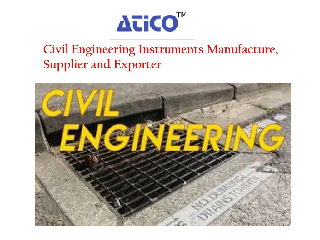 civil engineering instruments manufacture