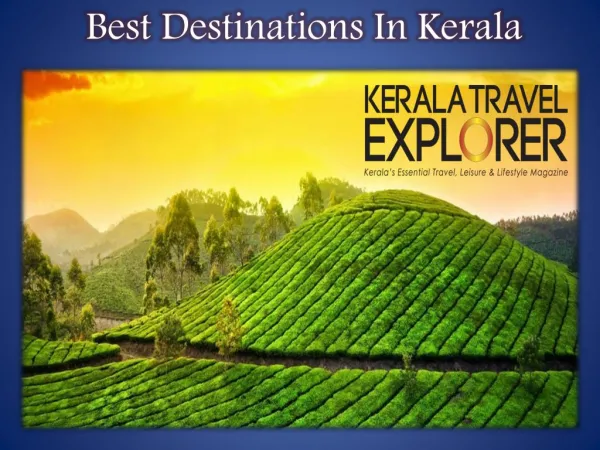 Best Destinations In Kerala