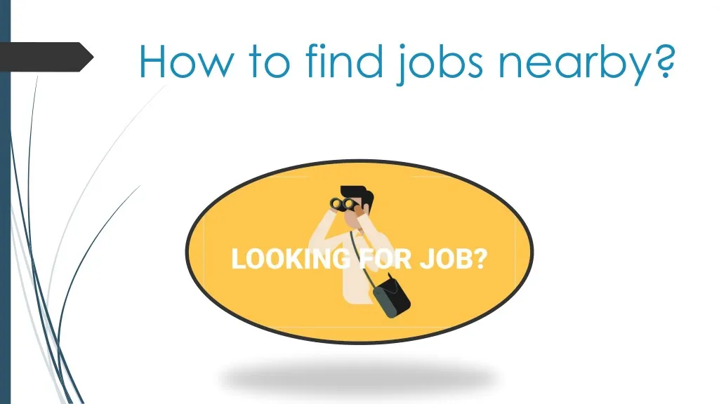 how to find jobs nearby