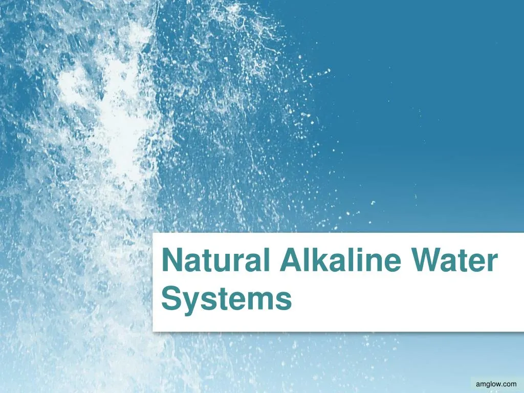 natural alkaline water systems