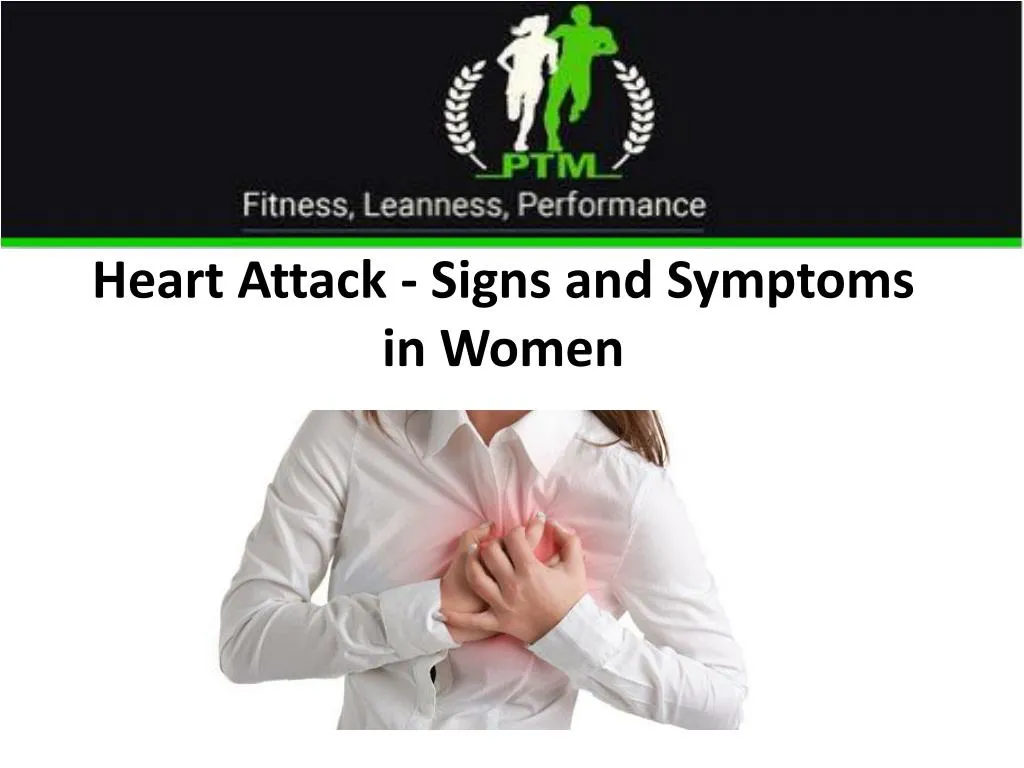 heart attack signs and symptoms in women