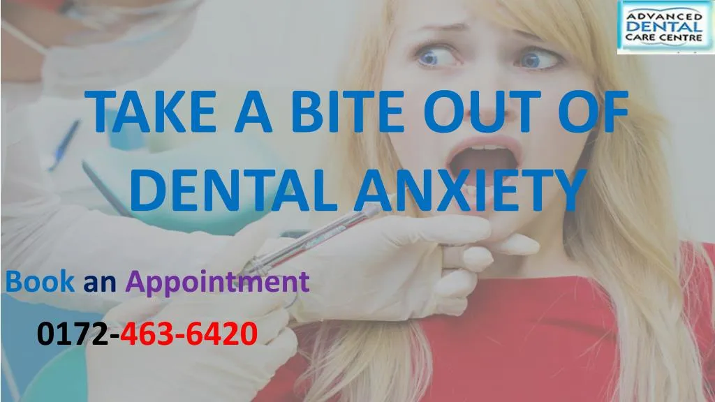 take a bite out of dental anxiety