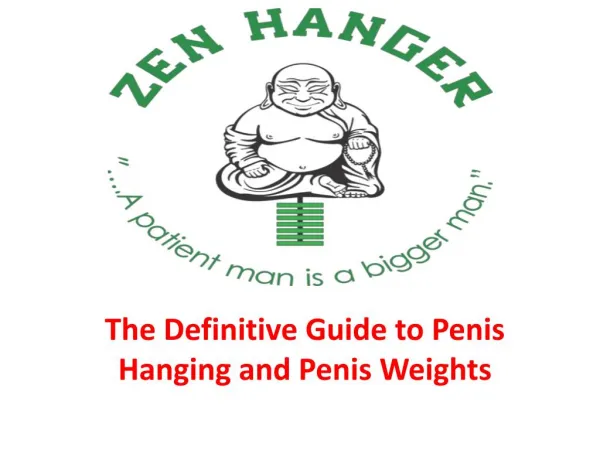 The Definitive Guide to Penis Hanging and Penis Weights