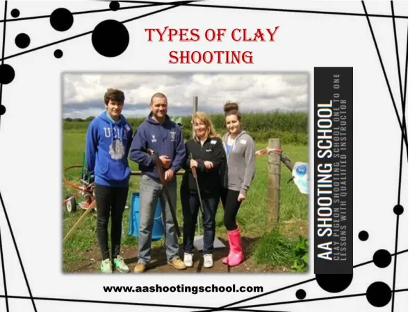 Types of Clay Shooting, Learn From AA Shooting School