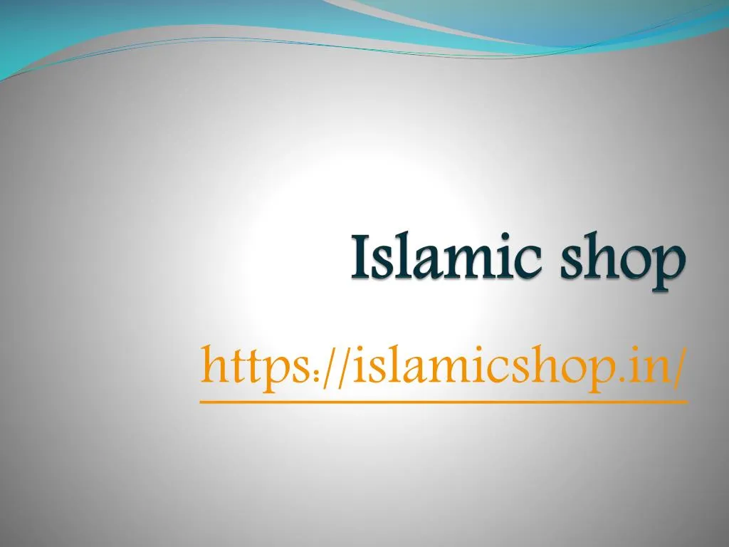 islamic shop