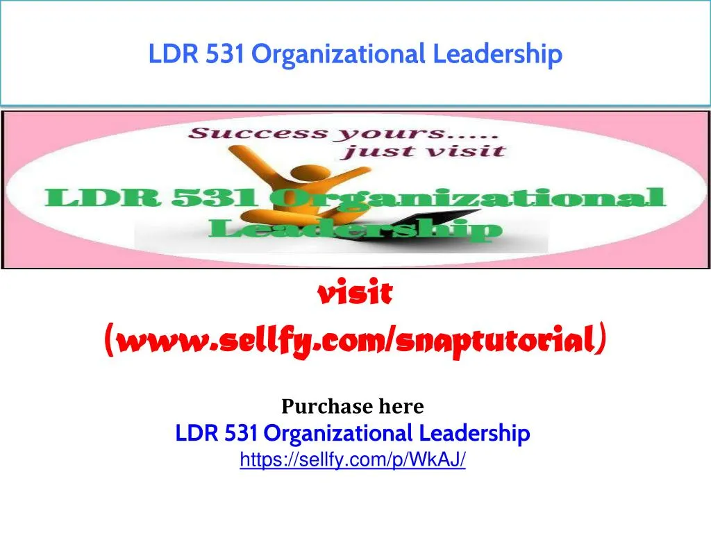 ldr 531 organizational leadership