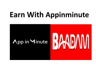 Earn With Appinminute - slide 1