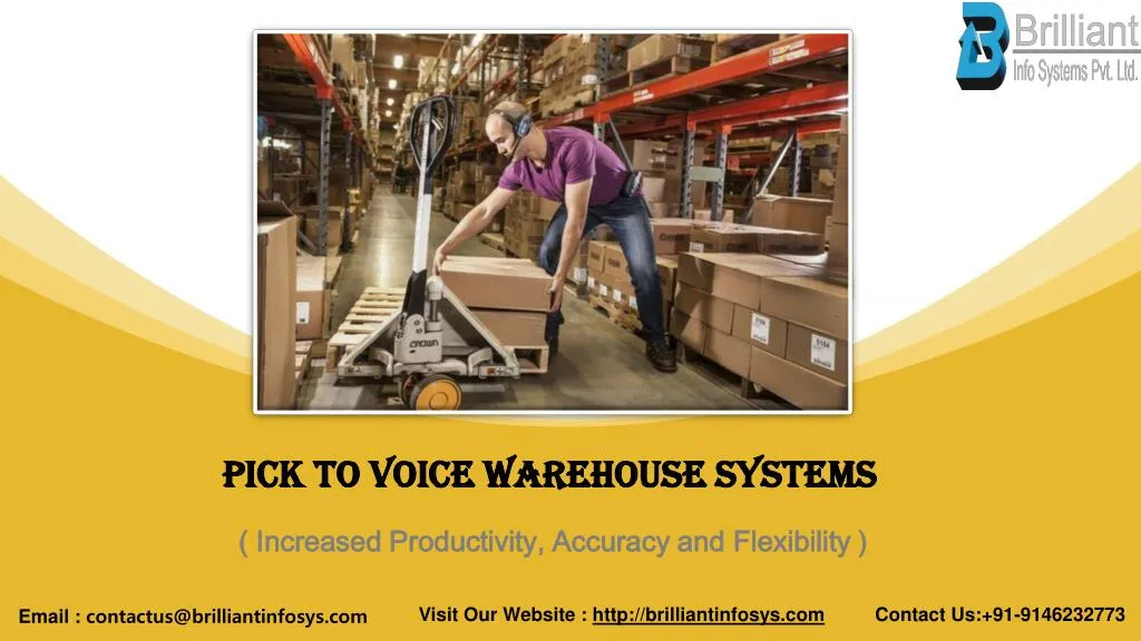pick to voice warehouse systems